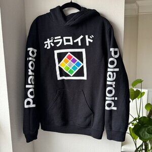 Polaroid Black Graphic Hoodie